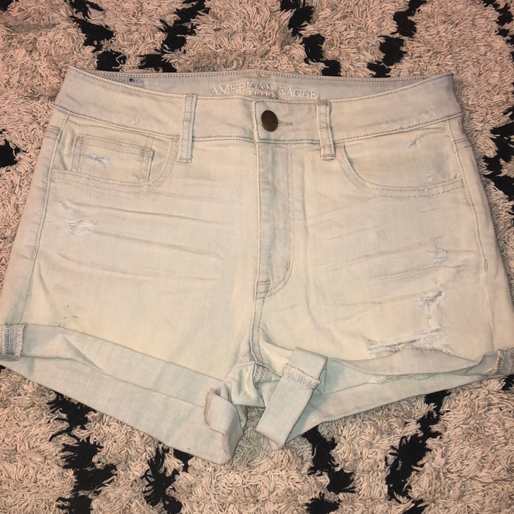 American Eagle Hi Rise Shorties